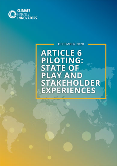 Article 6 piloting: State of play and stakeholder experiences