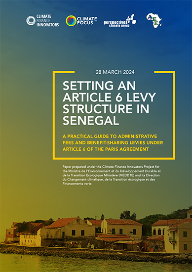 SETTING AN ARTICLE 6 LEVY STRUCTURE IN SENEGAL